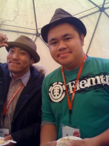 Tad Nakamura and Kevin Lim, porkpiers